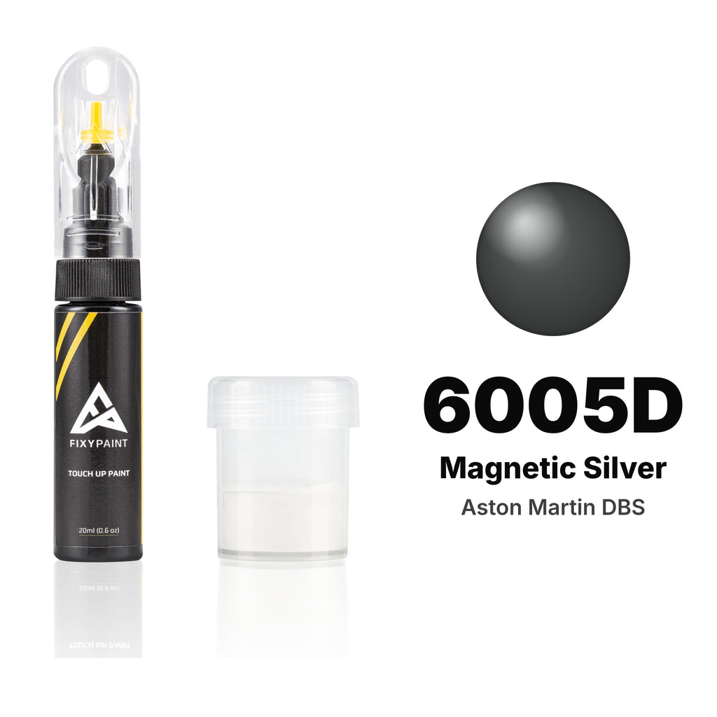 Pintura de retoque para Aston Martin DBS – 6005D Magnetic Silver (2019–2023), kit Estándar