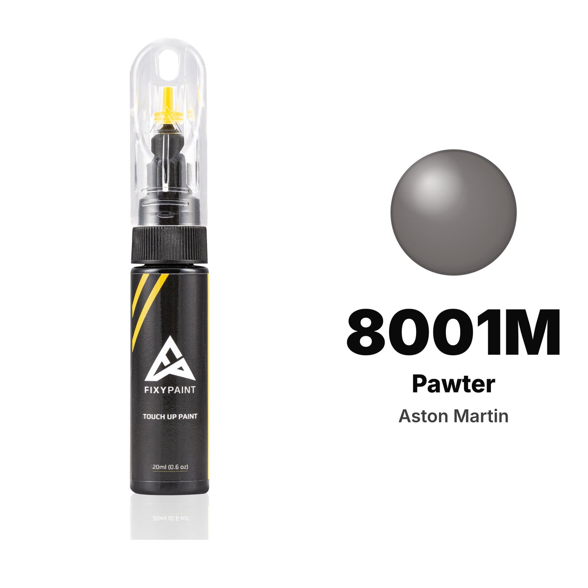 Touch-up paint for Aston Martin 8001M Pawter, Basic kit