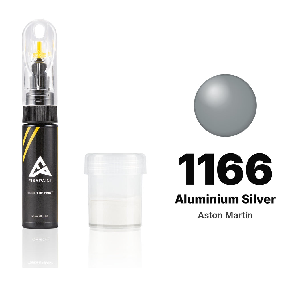 Touch-up paint for Aston Martin 1166 Aluminium Silver, Standard kit