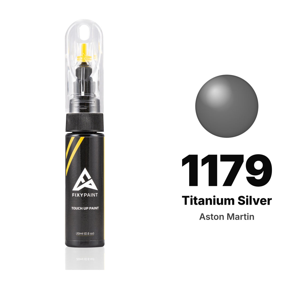 Aston Martin 1179 Titanium Silver touch-up paint, Basic kit