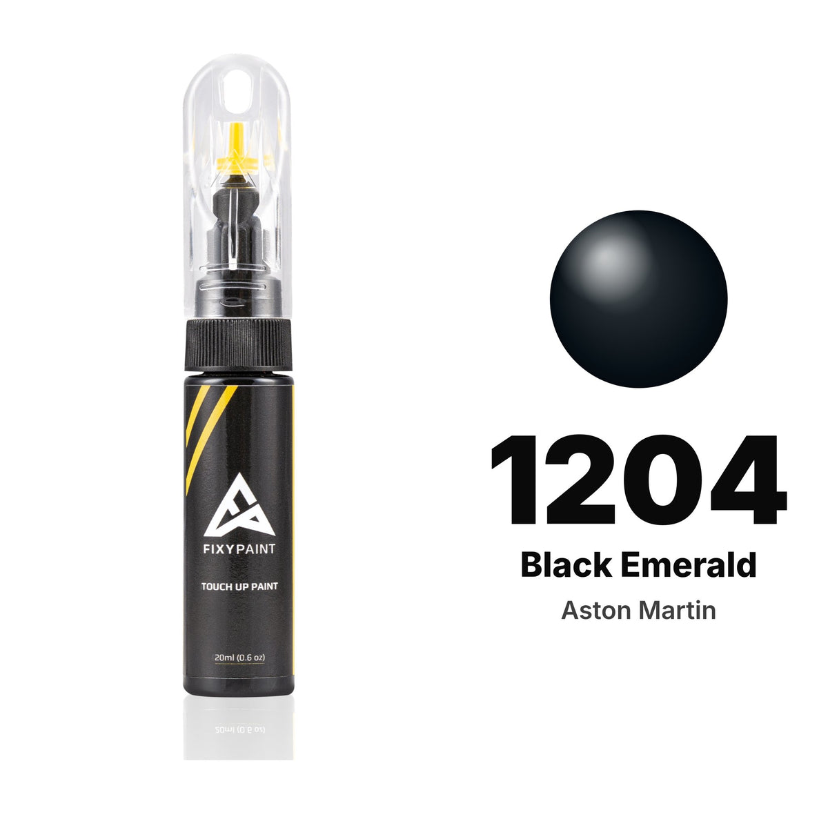 Touch-up paint for Aston Martin 1204 Black Emerald, Basic kit