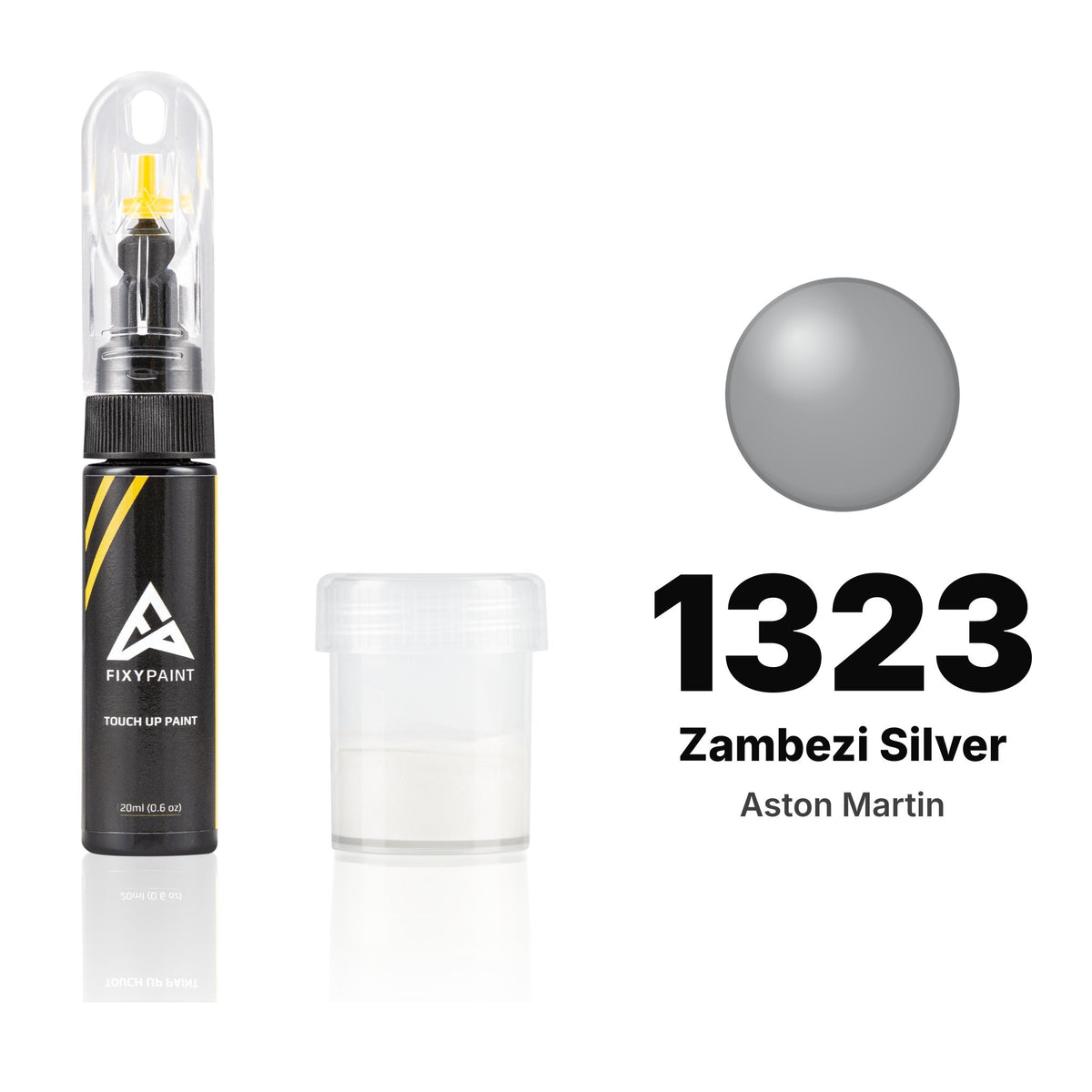 Touch-up paint for Aston Martin 1323 Zambezi Silver, Standard kit