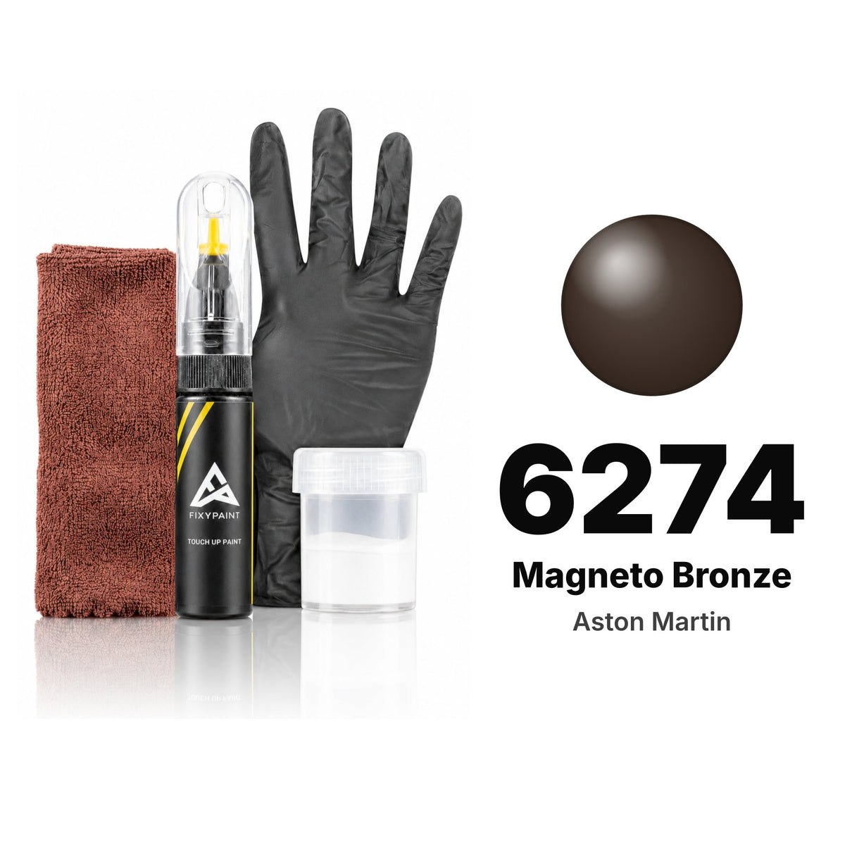 Lackstift für Aston Martin – 6274 Magneto Bronze (alle Modelle, 2022–2023), Set Komplett