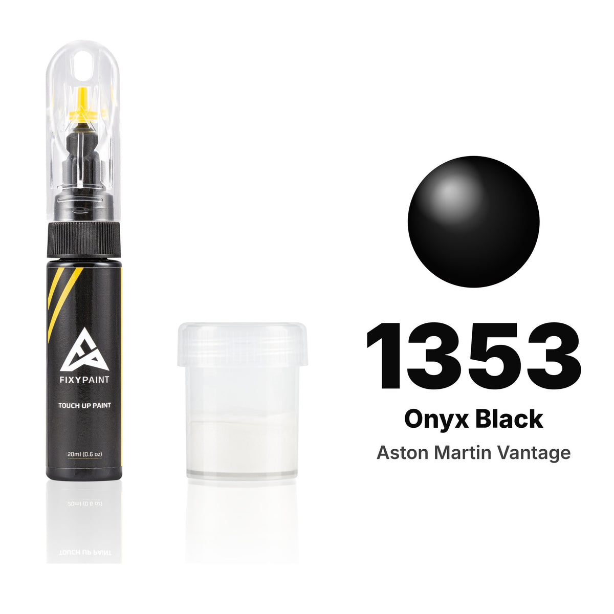 Touch-up paint for Aston Martin Vantage 1353 Onyx Black, Standard kit