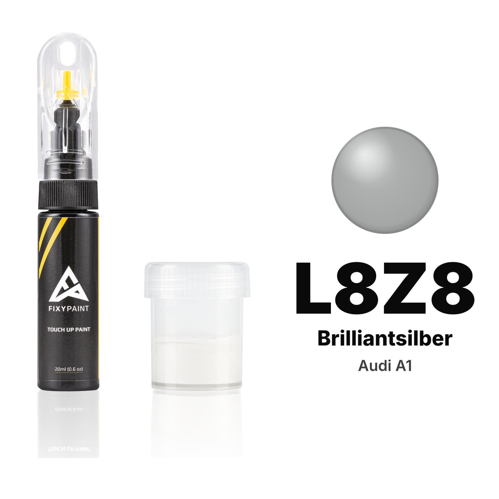 Touch-up paint for Audi A1 L8Z8 Brilliantsilber, Standard kit