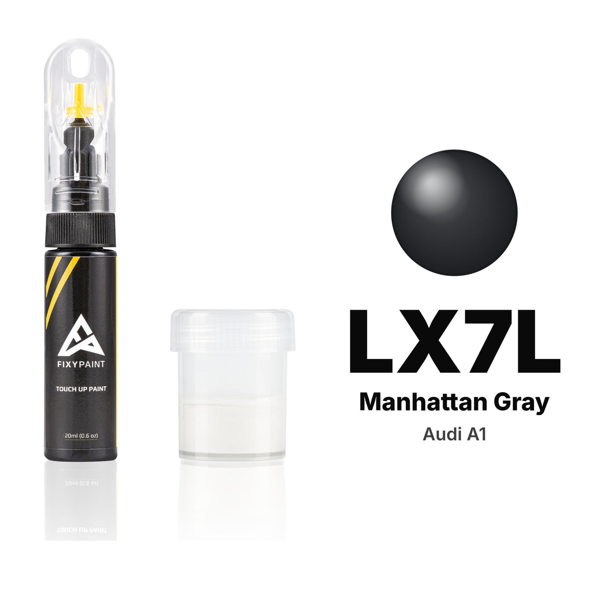 Touch-up paint for Audi A1 LX7L Manhattan Gray, Standard kit