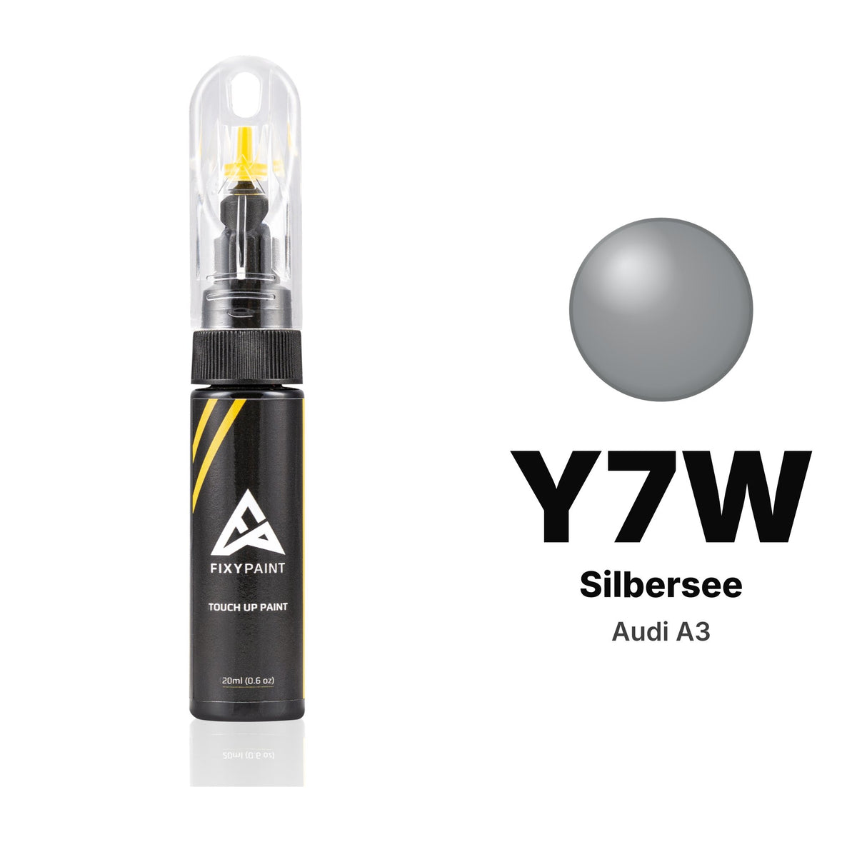 Audi A3 Y7W Silbersee touch-up paint, Basic kit