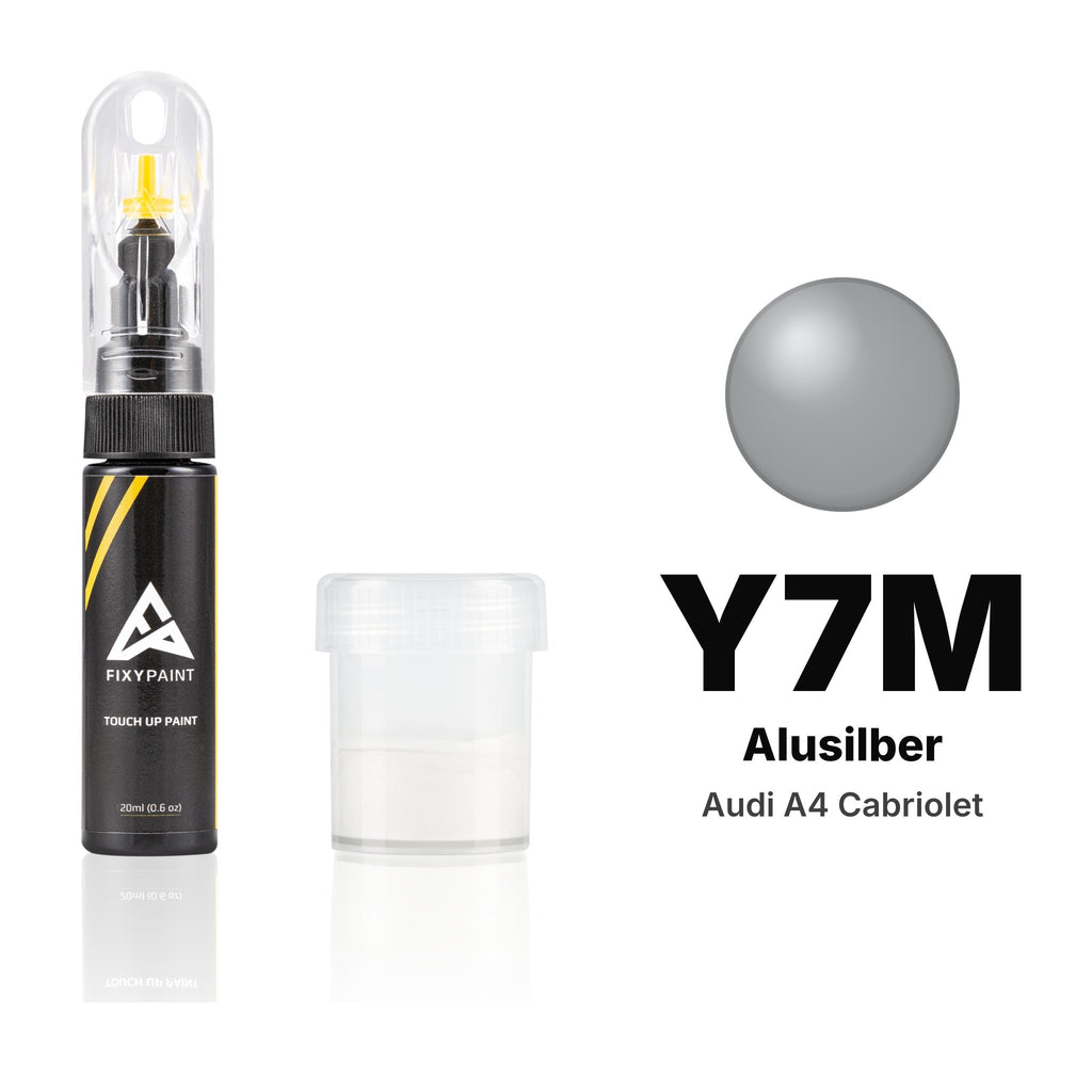 Touch-up paint for Audi A4 Cabriolet Y7M Alusilber, Standard kit