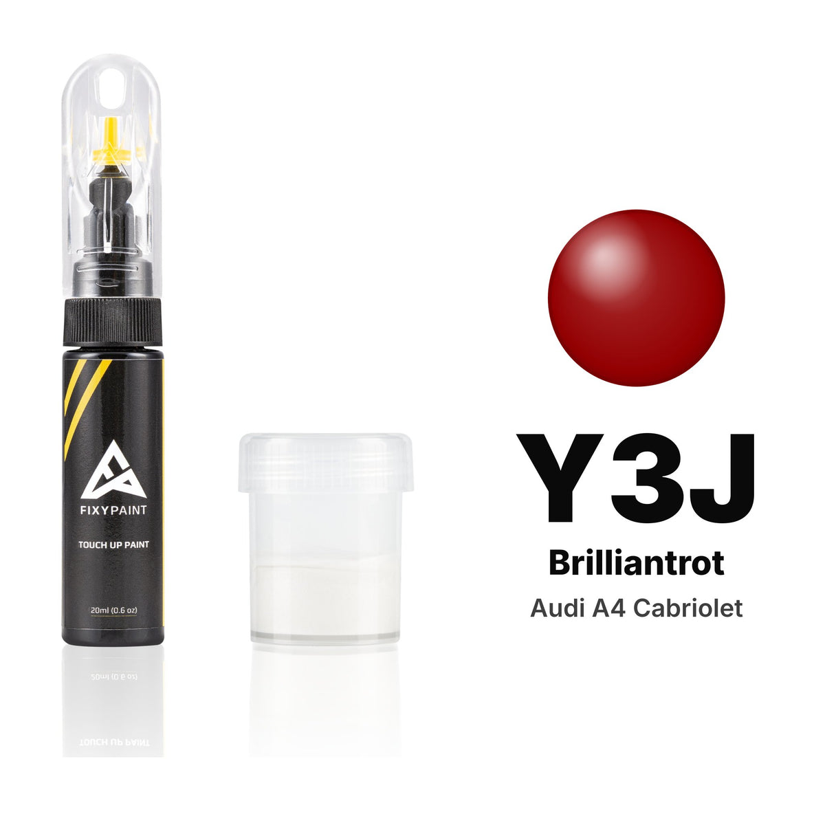 Touch-up paint for Audi A4 Cabriolet Y3J Brilliantrot, Standard kit