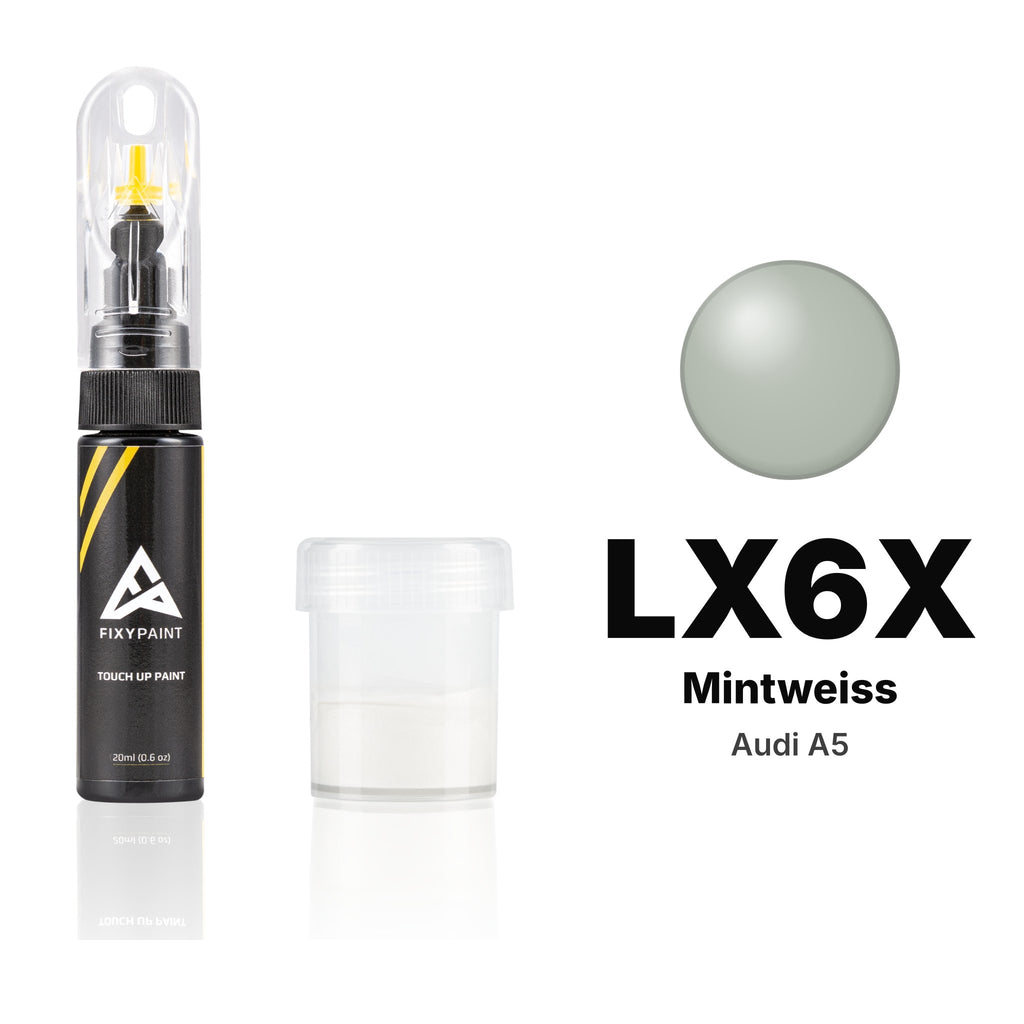 Touch-up paint for Audi A5 LX6X Mintweiss, Standard kit