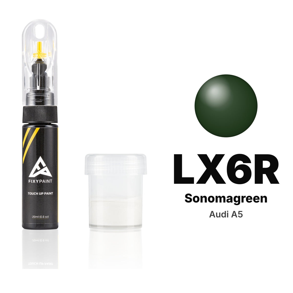 Pintura de retoque para Audi A5 – LX6R Sonomagreen (2018–2022), kit Estándar