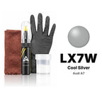 Touch-up paint for Audi A7 LX7W Cool Silver, Complete kit