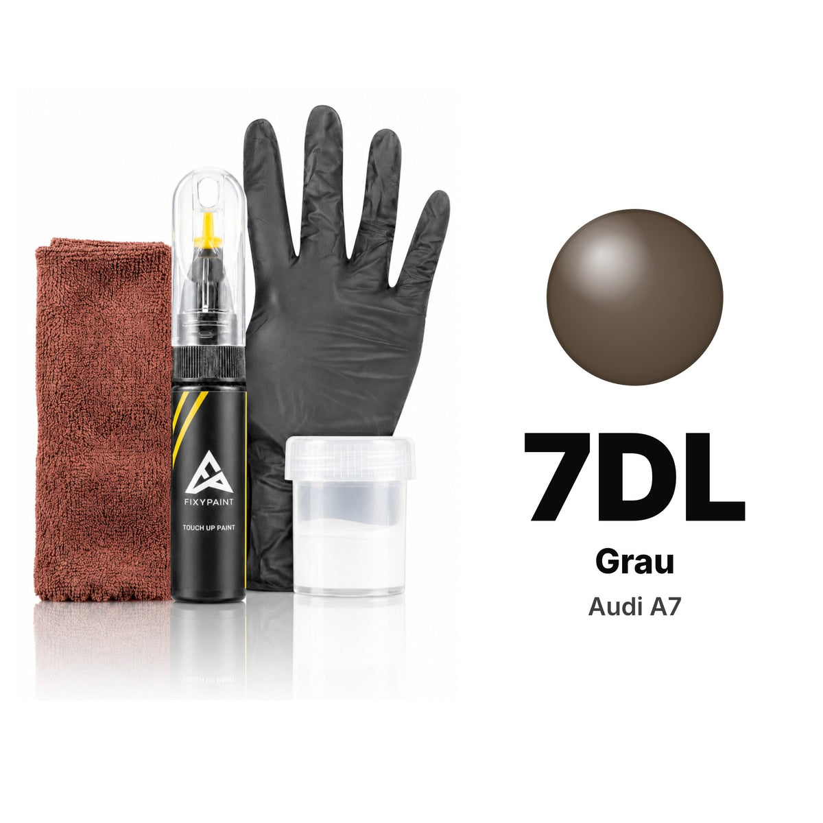 Touch-up paint for Audi A7 7DL Grau, Complete kit