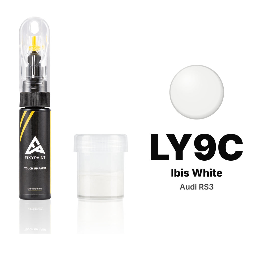 Touch-up paint for Audi RS3 LY9C Ibis White, Standard kit