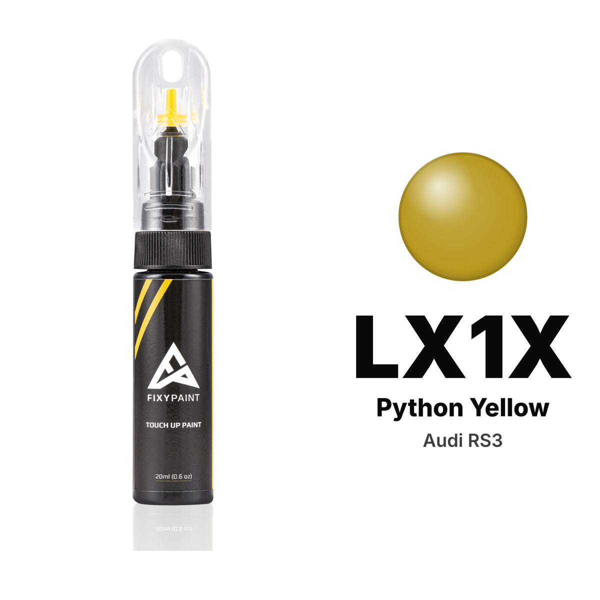 Audi RS3 LX1X Python Yellow touch-up paint, Basic kit