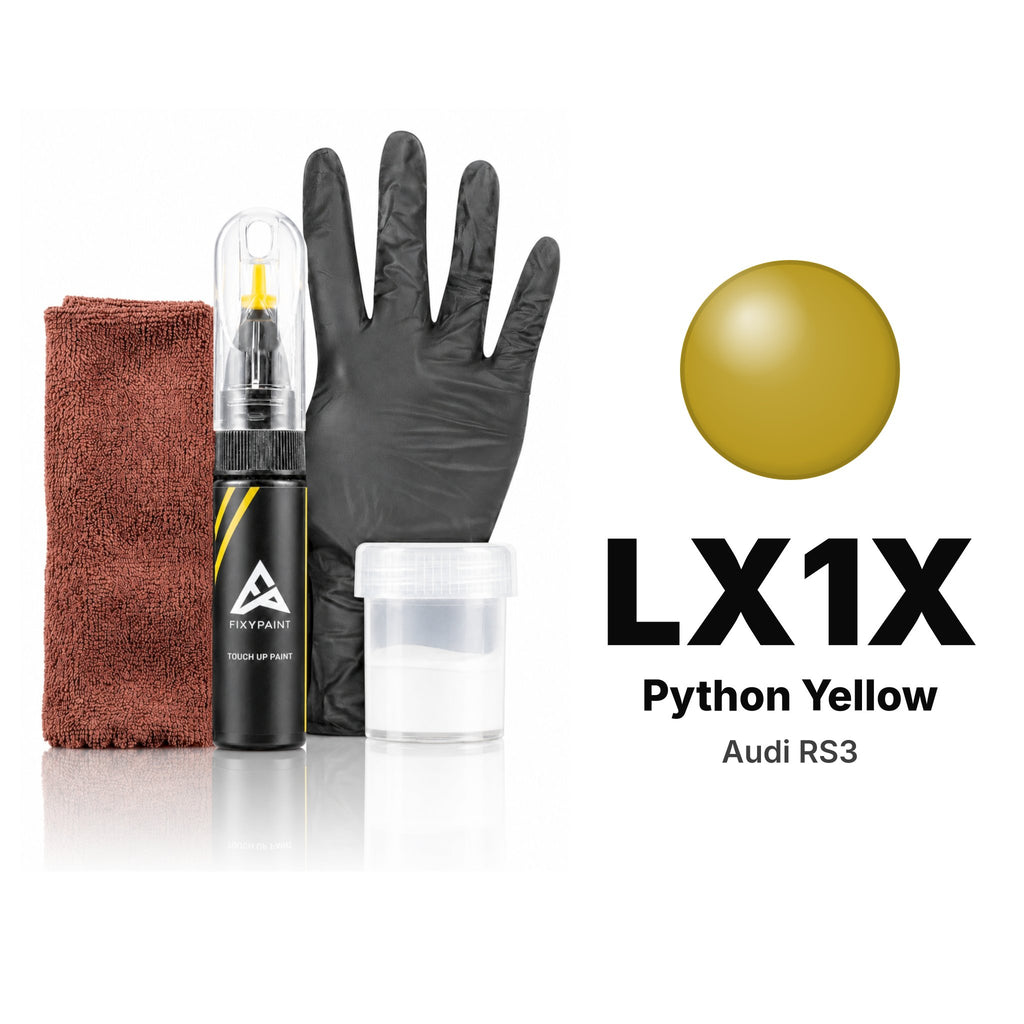 Audi RS3 LX1X Python Yellow touch-up paint, Complete kit