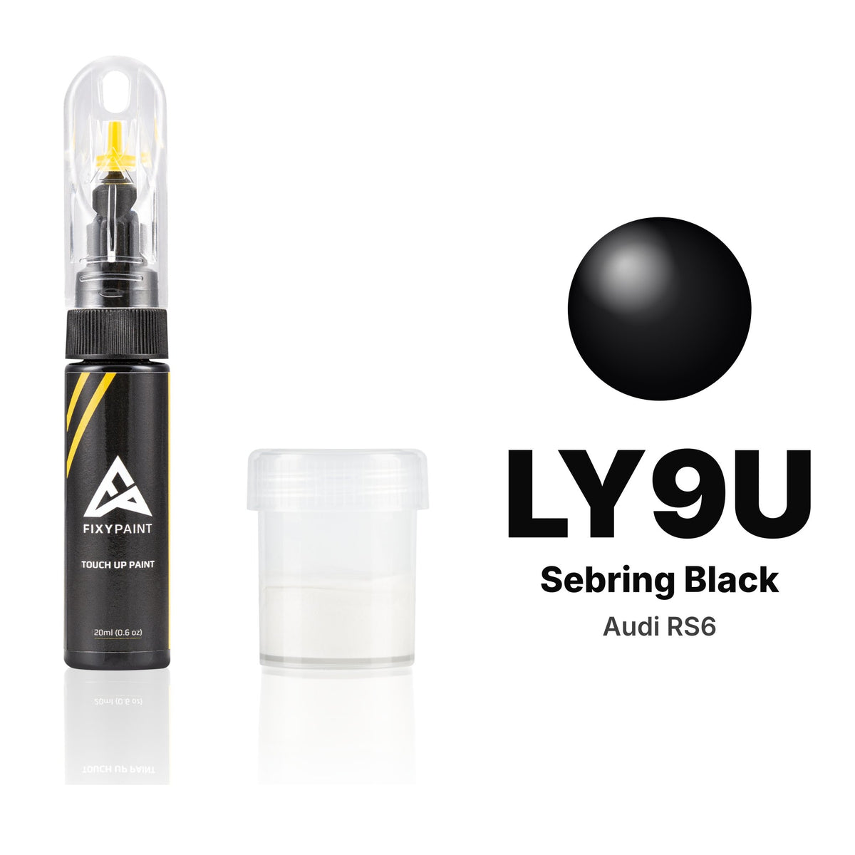 Touch-up paint for Audi RS6 LY9U Sebring Black, Standard kit