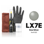 Touch-up paint for Audi SQ2 LX7E Dew Silver, Complete kit