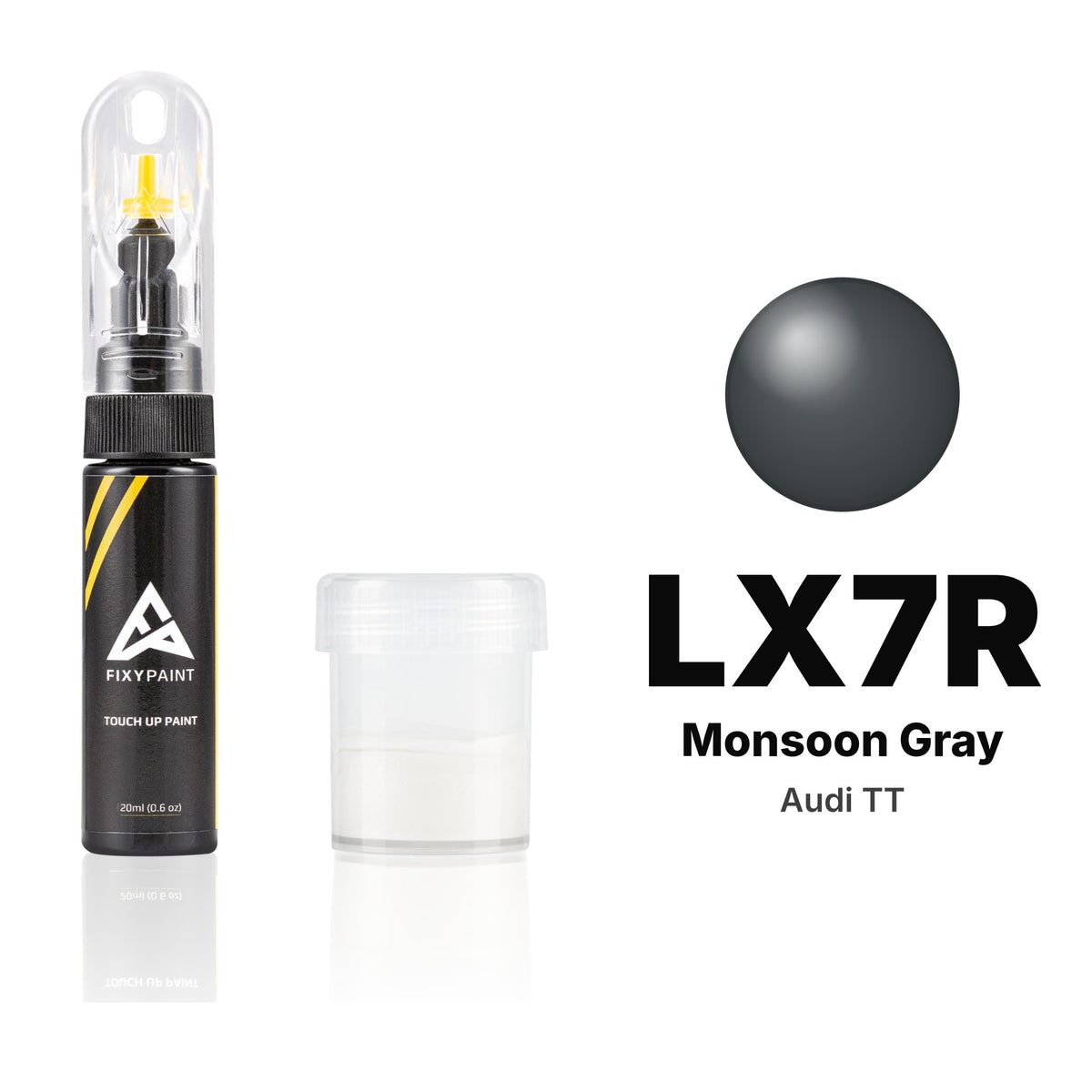 Touch-up paint for Audi TT LX7R Monsoon Gray, Standard kit