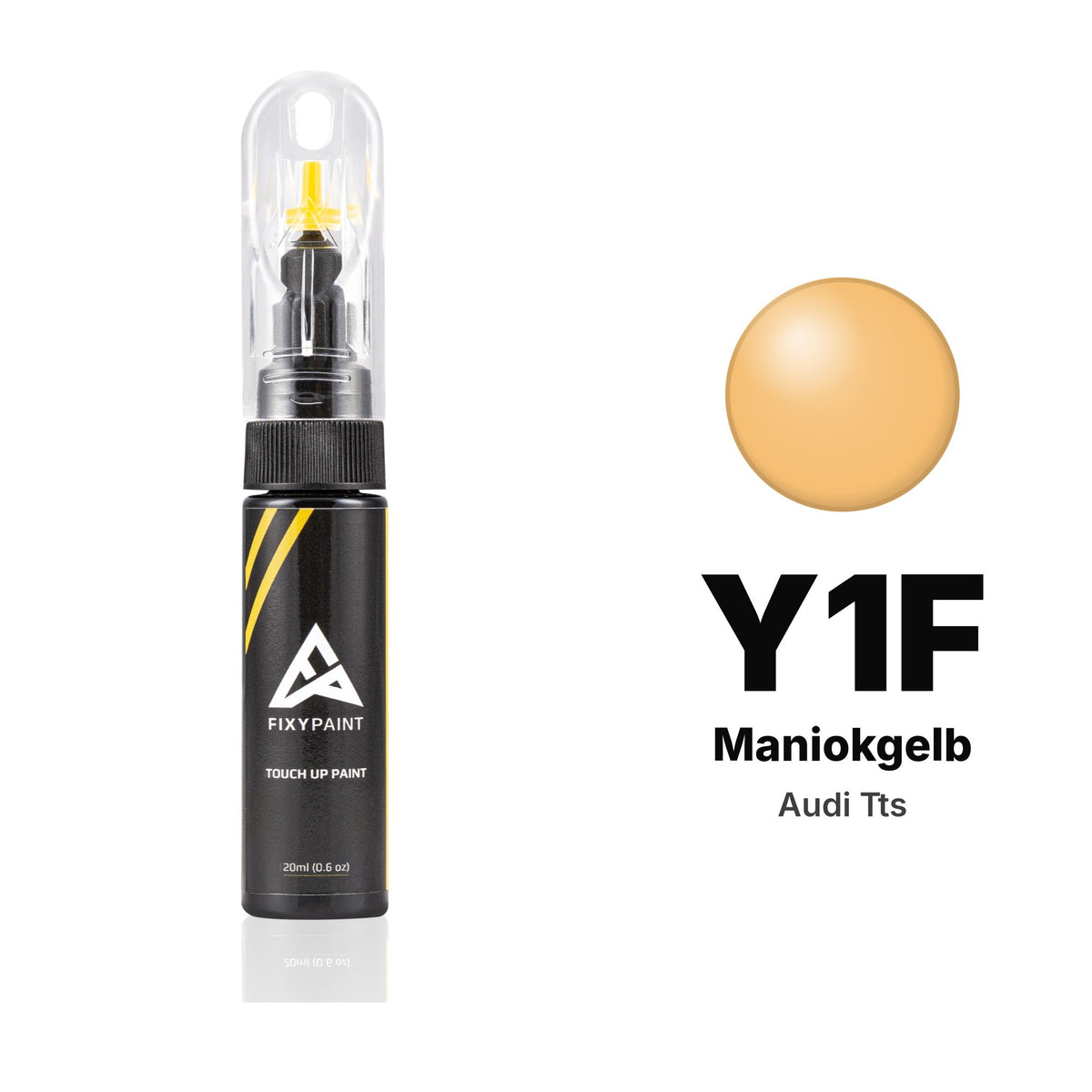 Audi Tts Y1F Maniokgelb touch-up paint, Basic kit