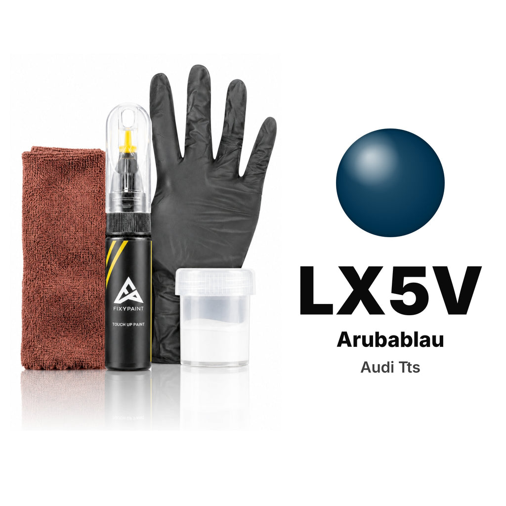 Touch-up paint for Audi TTS LX5V Arubablau, Complete kit