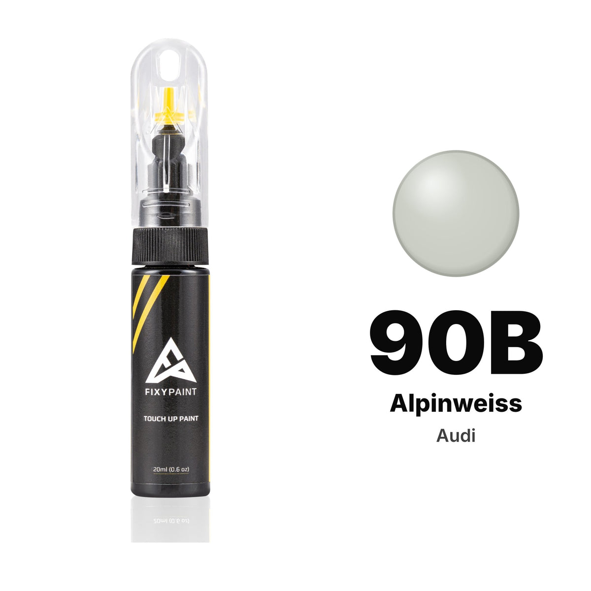 Touch-up paint for Audi 90B Alpinweiss, Basic kit