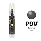 Lackstift für Audi – P9V Schwarz (alle Modelle, 1981–1986), Set Basis