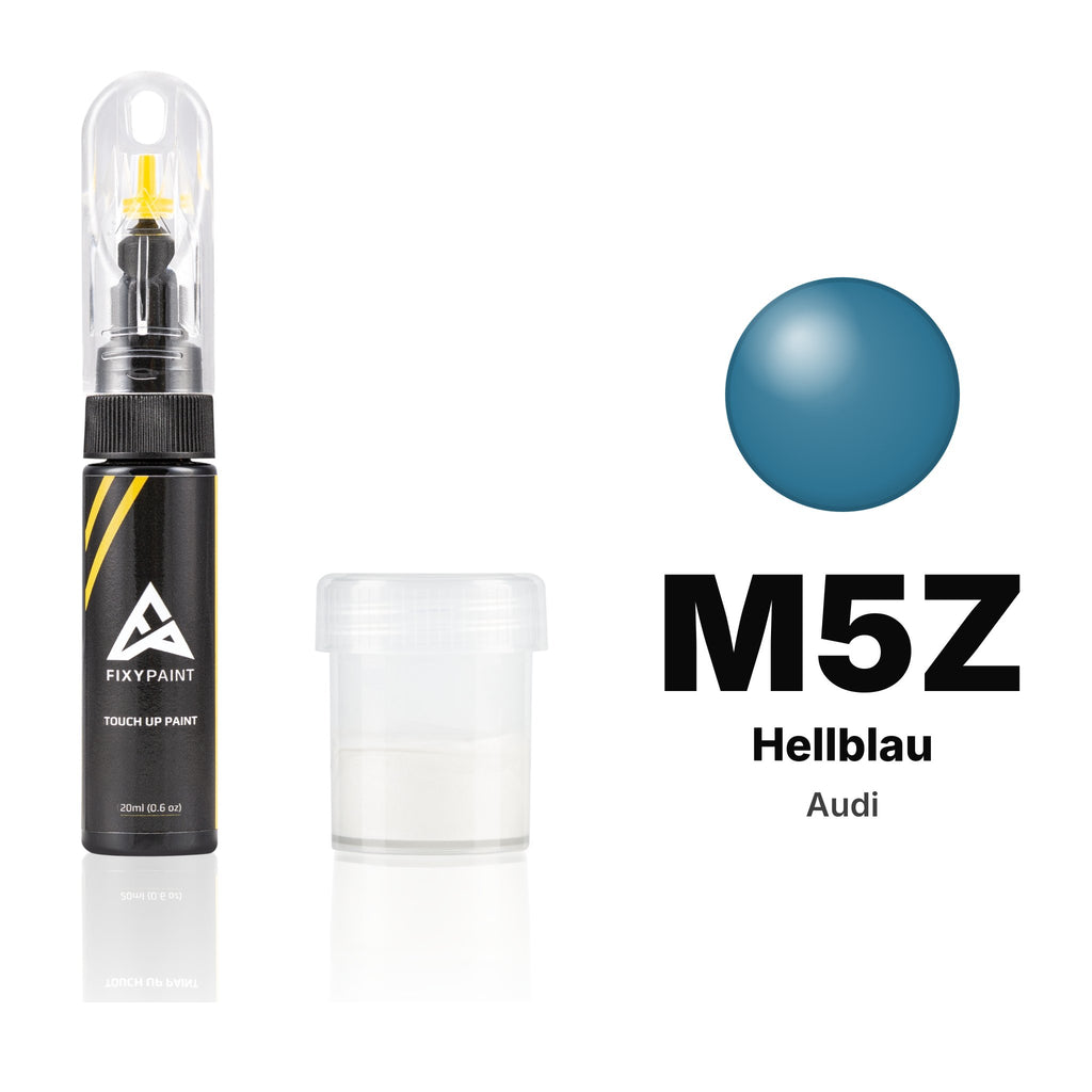 Lackstift für Audi – M5Z Hellblau (alle Modelle, 1982–1986), Set Standard