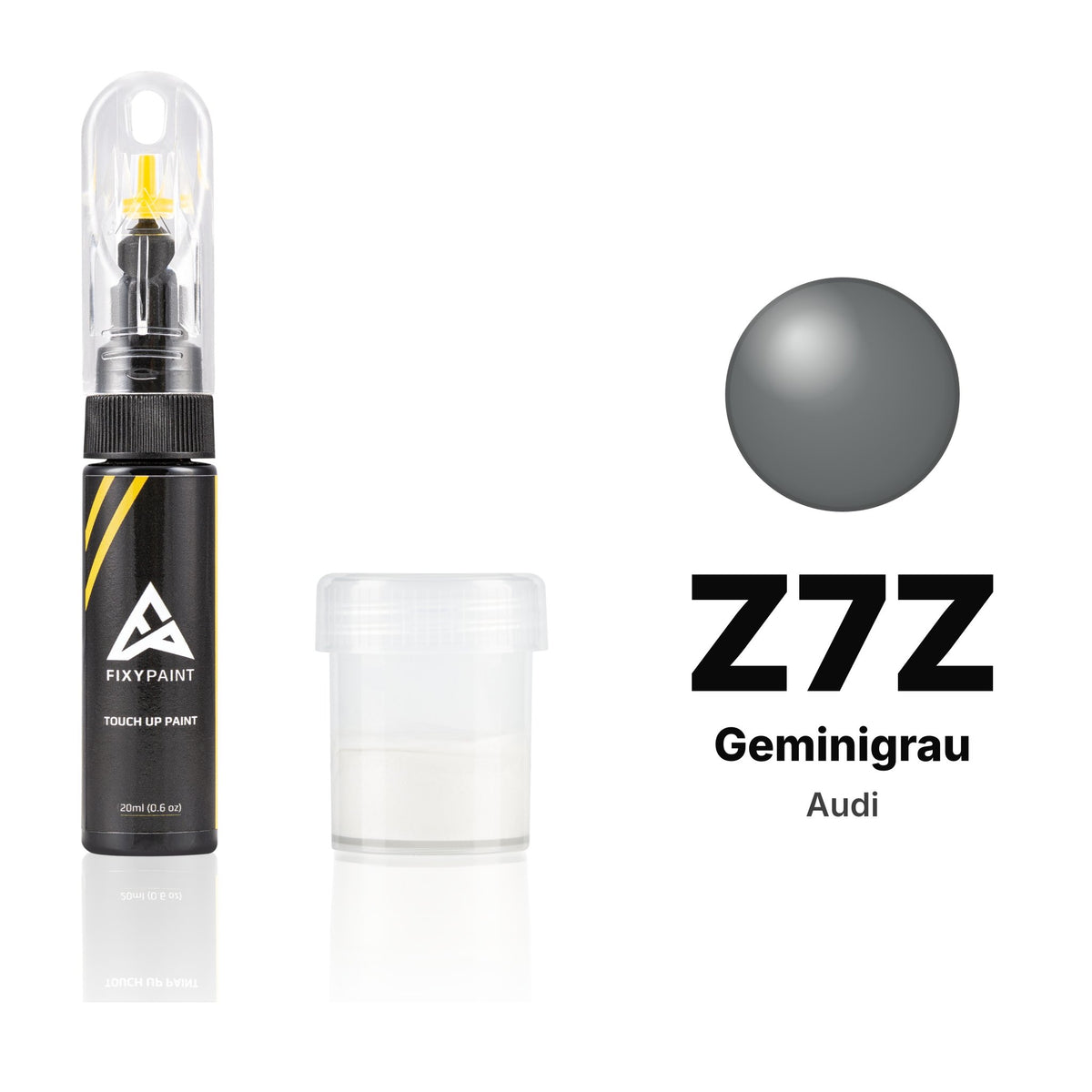Lackstift für Audi – Z7Z Geminigrau (alle Modelle, 1983–1987), Set Standard