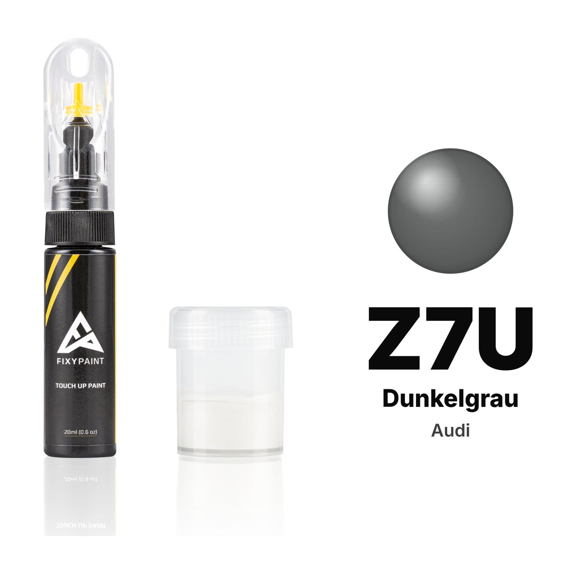 Lackstift für Audi – Z7U Dunkelgrau (alle Modelle, 1983–1988), Set Standard