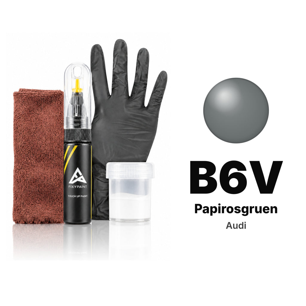 Lackstift für Audi – B6V Papirosgruen (alle Modelle, 1983–1990), Set Komplett