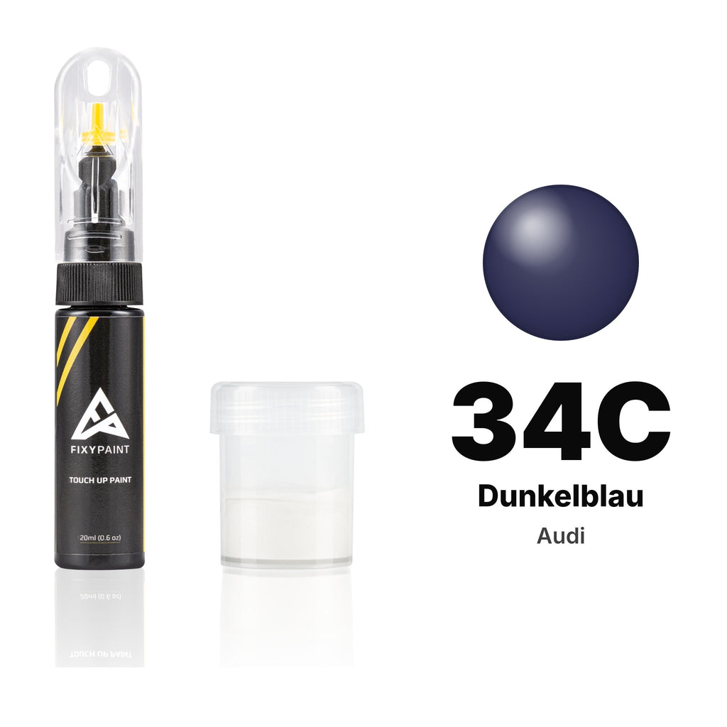 Vernice ritocco per Audi – 34C Dunkelblau (tutti i modelli, 1984–1988), kit Standard