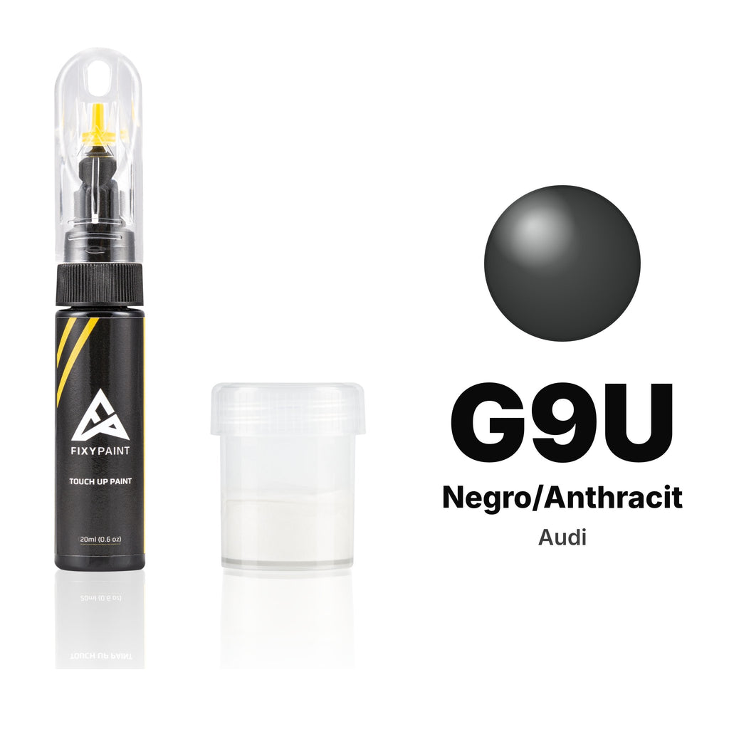Lackstift für Audi – G9U Negro/Anthracit (alle Modelle, 1984–1989), Set Standard