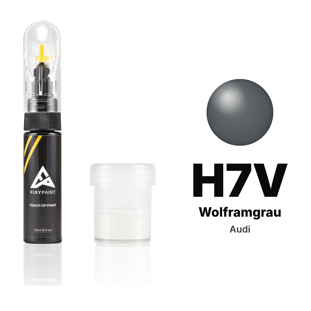 Lackstift für Audi – H7V Wolframgrau (alle Modelle, 1984–1989), Set Standard