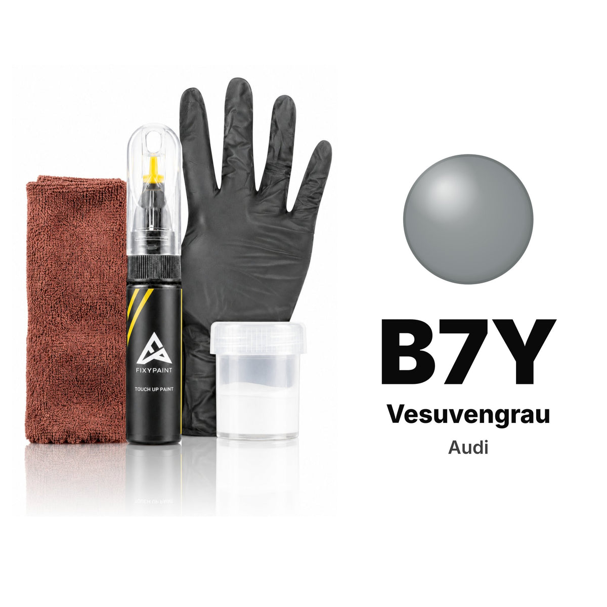 Touch-up paint for Audi B7Y Vesuvengrau, Complete kit