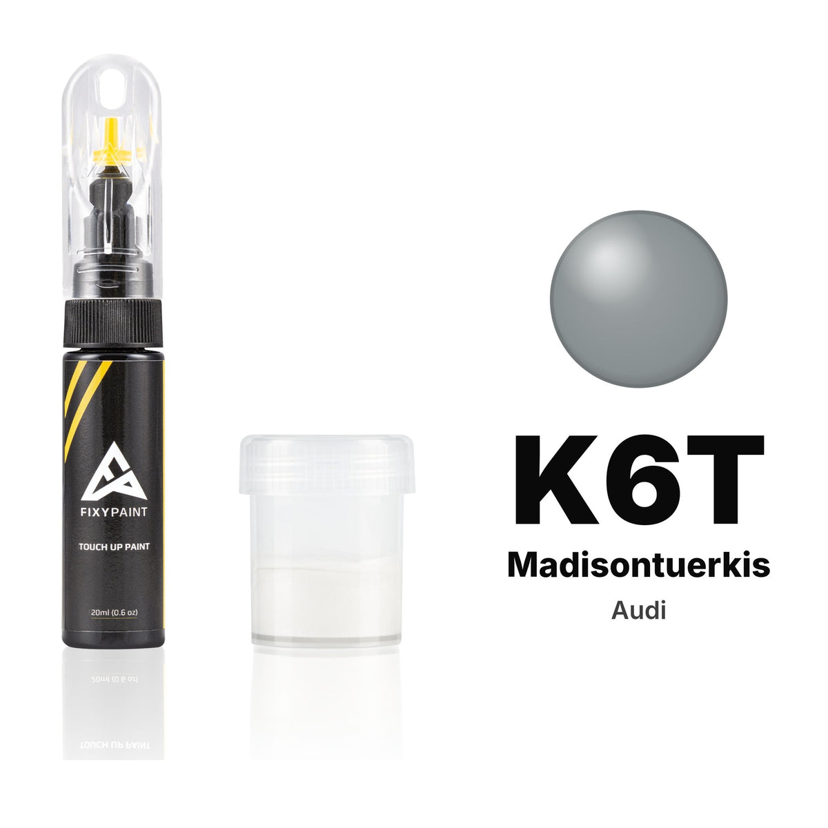 Touch-up paint for Audi K6T Madisontuerkis, Standard kit