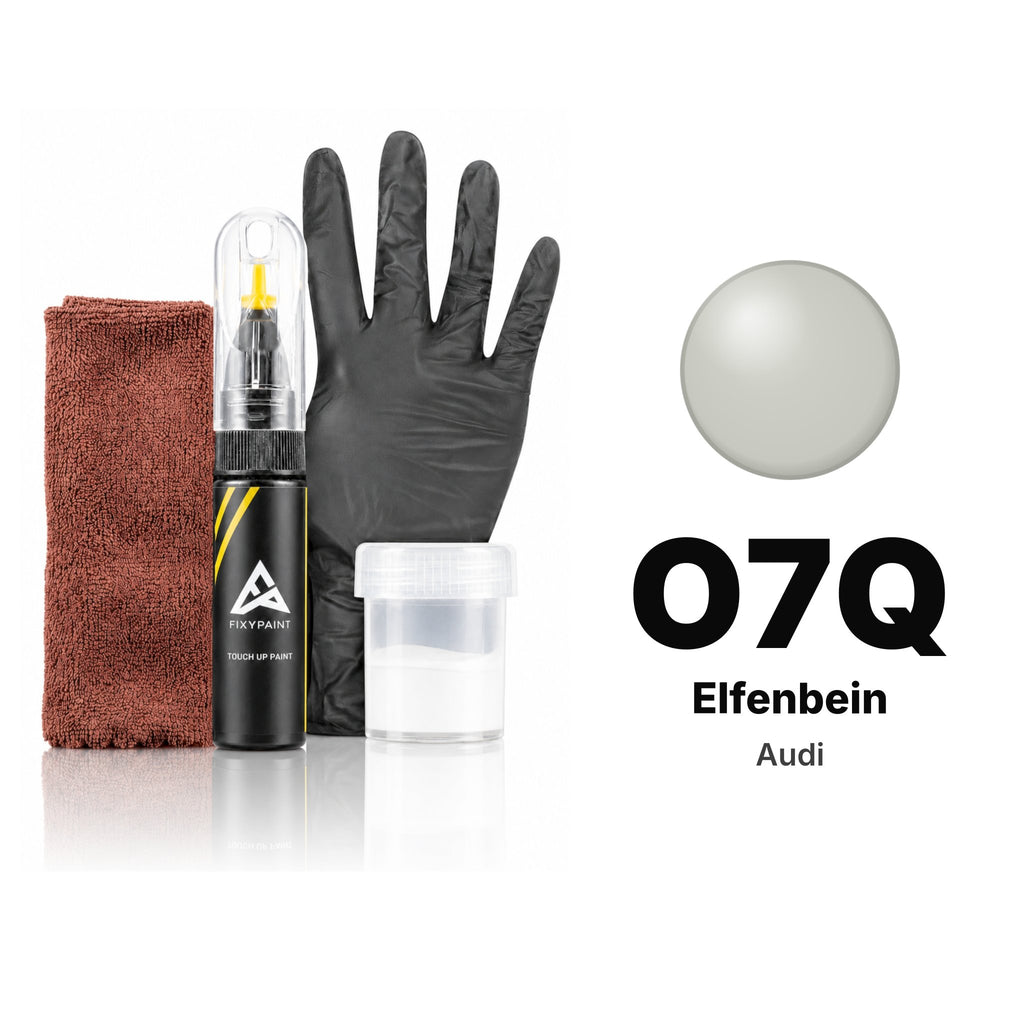 Touch-up paint for Audi O7Q Elfenbein, Complete kit