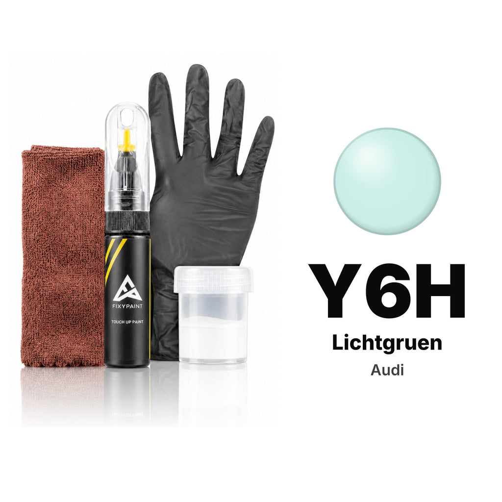 Touch-up paint for Audi Y6H Lichtgruen, Complete kit