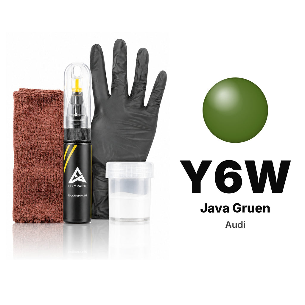 Touch-up paint for Audi Y6W Java Gruen, Complete kit