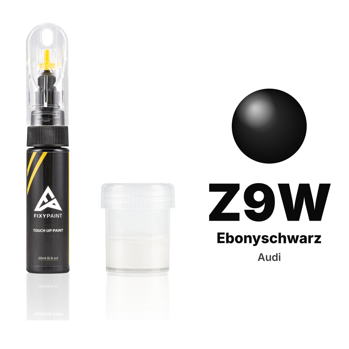 Touch-up paint for Audi Z9W Ebonyschwarz, Standard kit