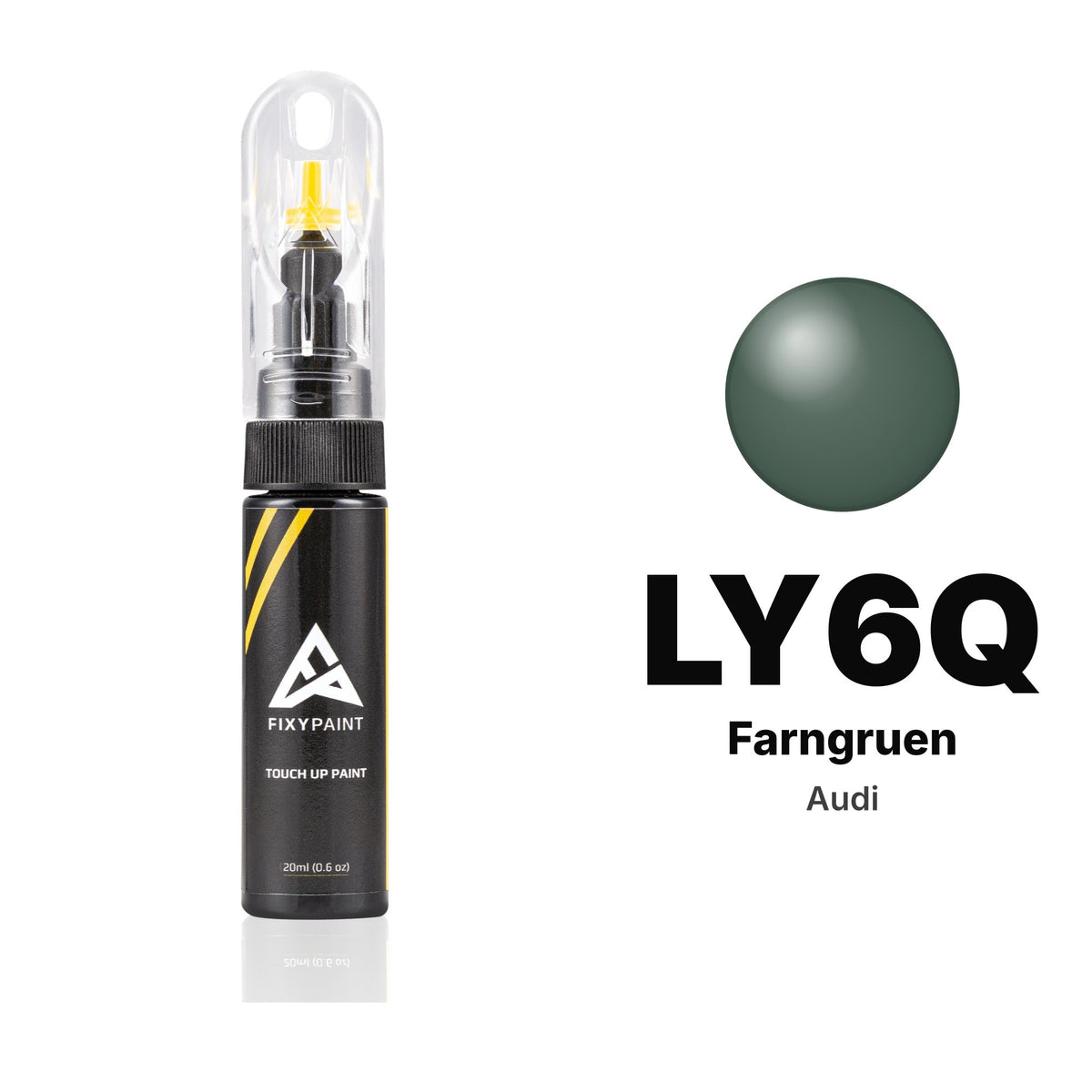 Touch-up paint for Audi LY6Q Farngruen, Basic kit