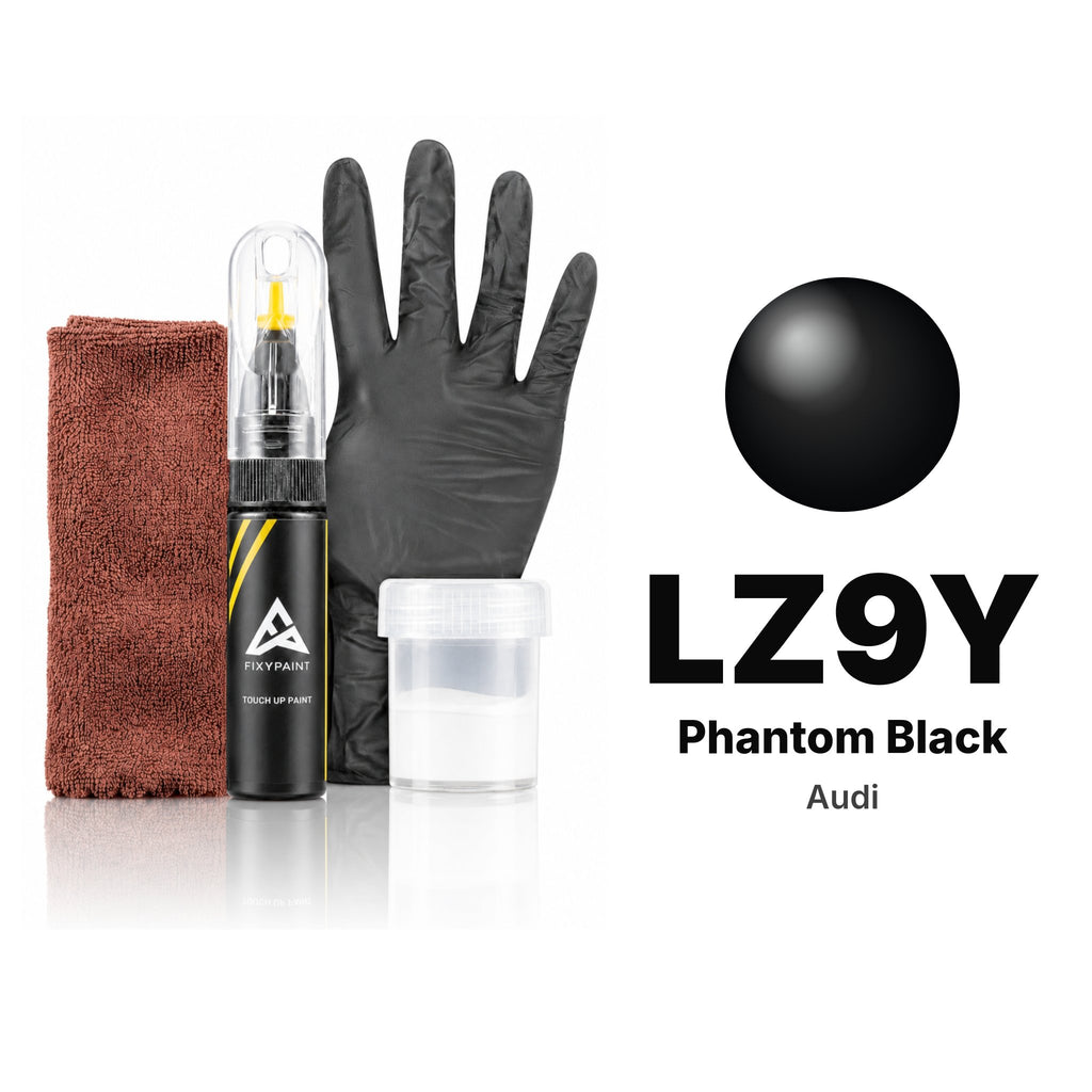 Touch-up paint for Audi LZ9Y Phantom Black, Complete kit