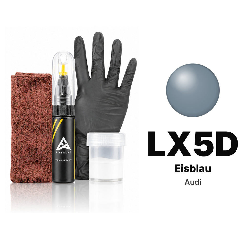 Touch-up paint for Audi LX5D Eisblau, Complete kit