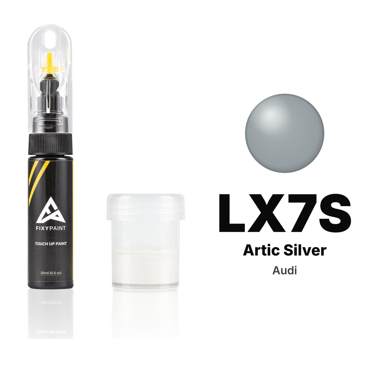 Vernice ritocco per Audi – LX7S Artic Silver (tutti i modelli, 2010, 2017–2019), kit Standard