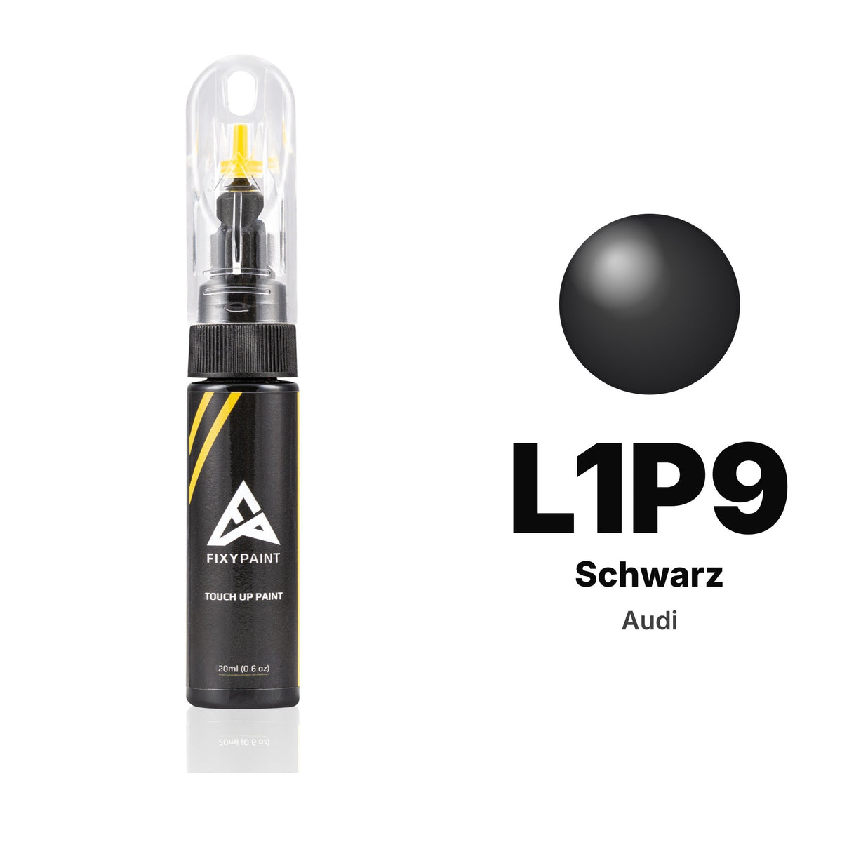 Touch-up paint for Audi L1P9 Schwarz, Basic kit