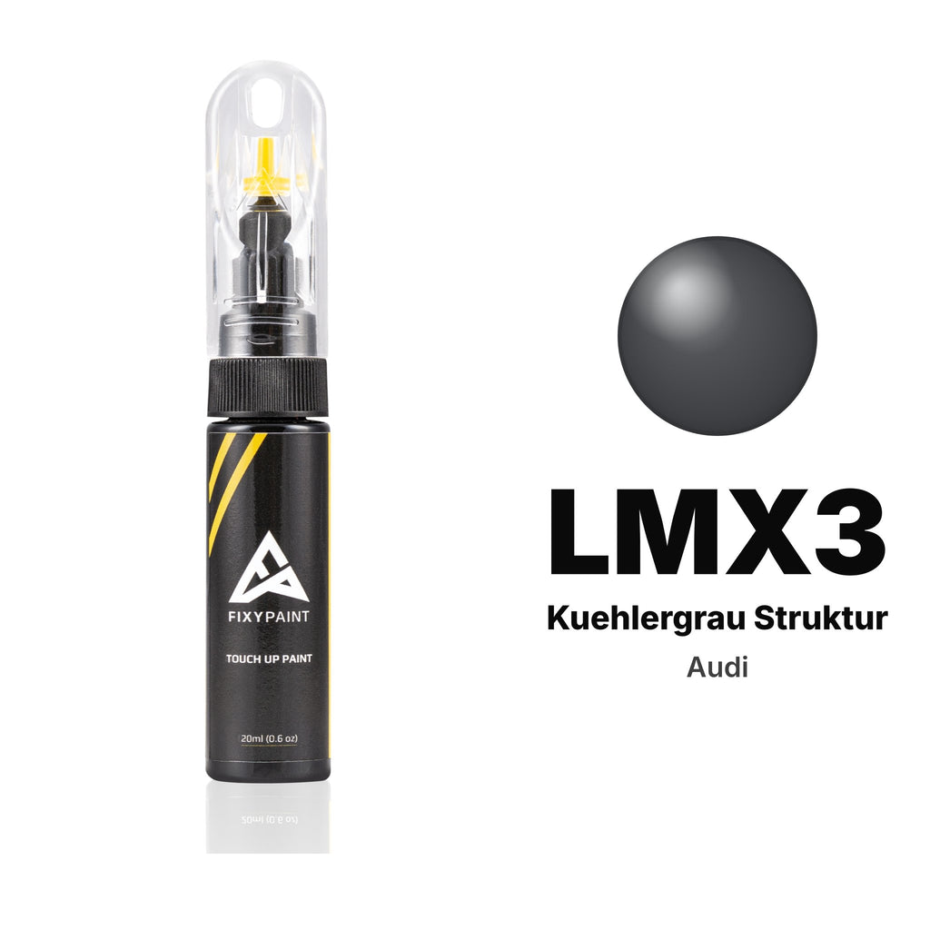 Touch-up paint for Audi LMX3 Kuehlergrau Struktur, Basic kit