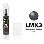 Touch-up paint for Audi LMX3 Kuehlergrau Struktur, Standard kit