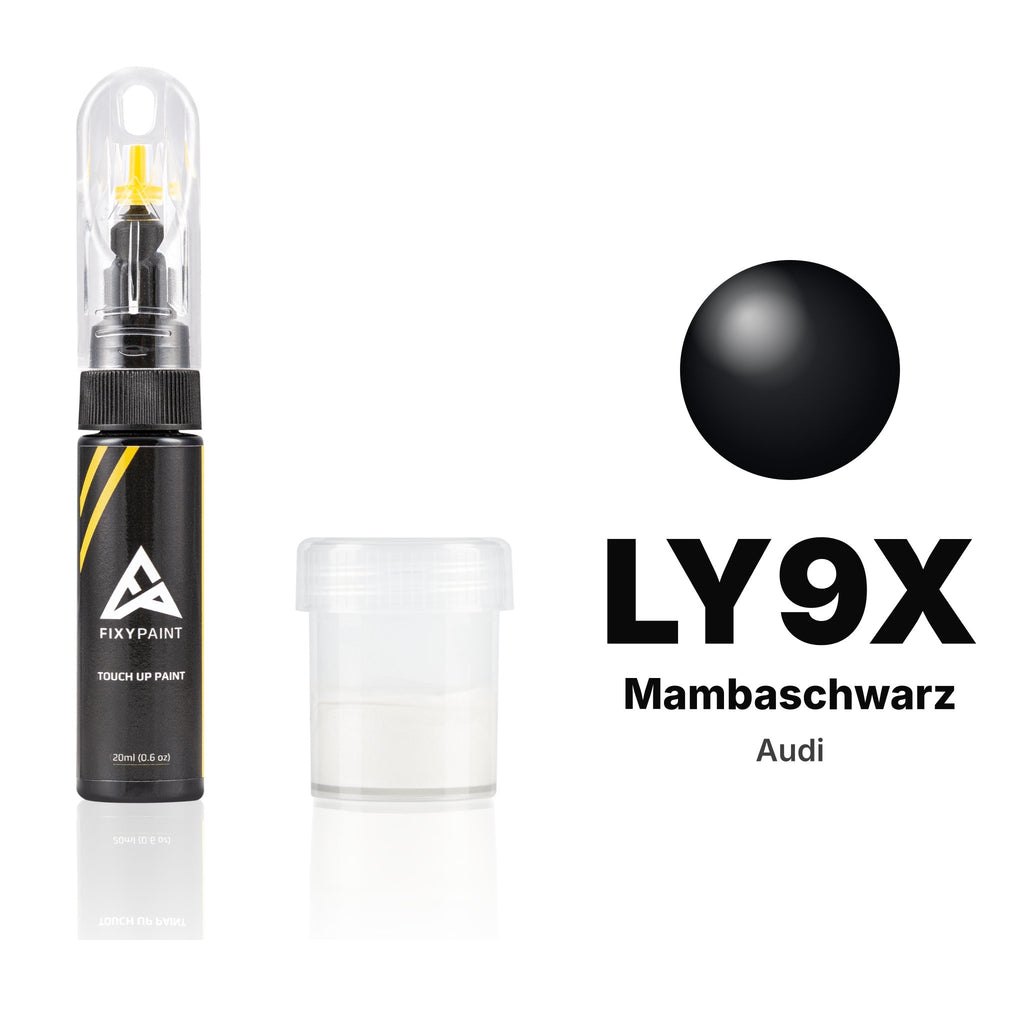 Touch-up paint for Audi LY9X Mambaschwarz, Standard kit
