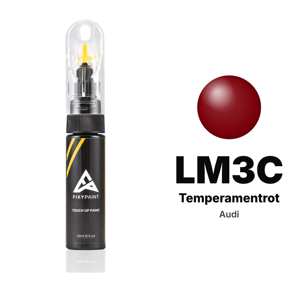 Touch-up paint for Audi LM3C Temperamentrot, Basic kit