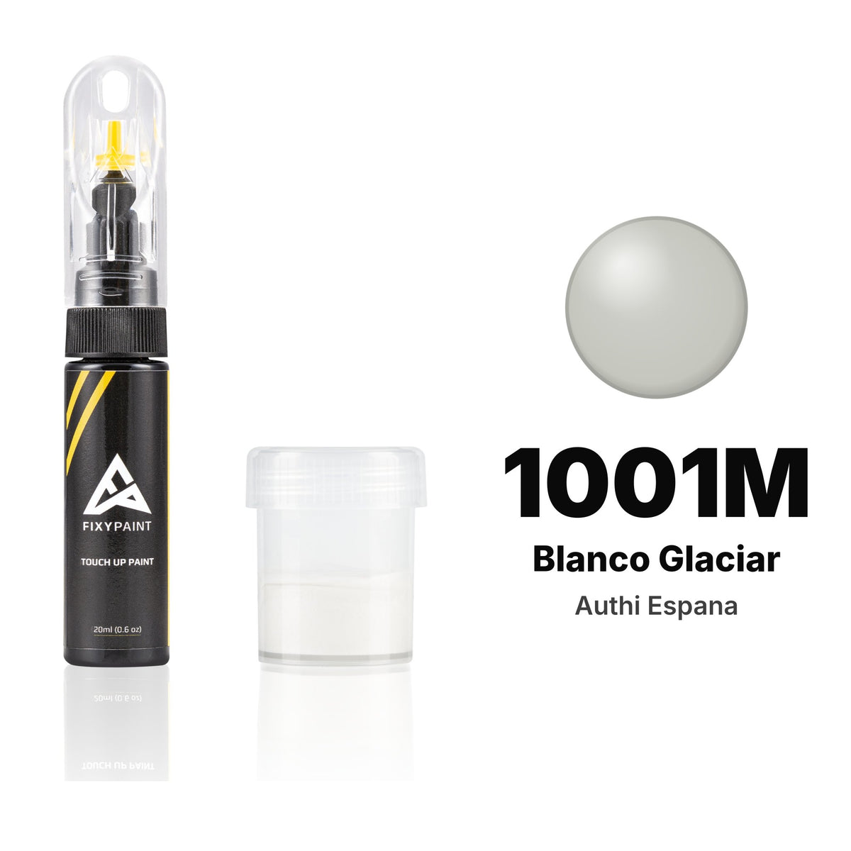 Touch-up paint for Authi Espana 1001M Blanco Glaciar, Standard kit